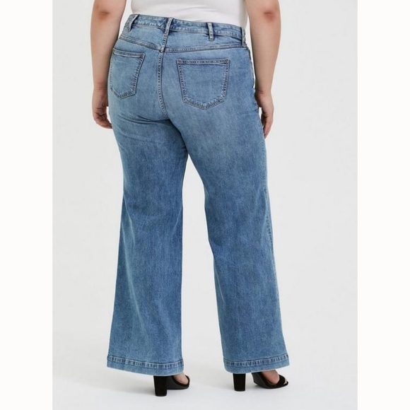 TORRID Jeans Wide Leg Vintage Stretch High-Rise Jean - Picture 3 of 12